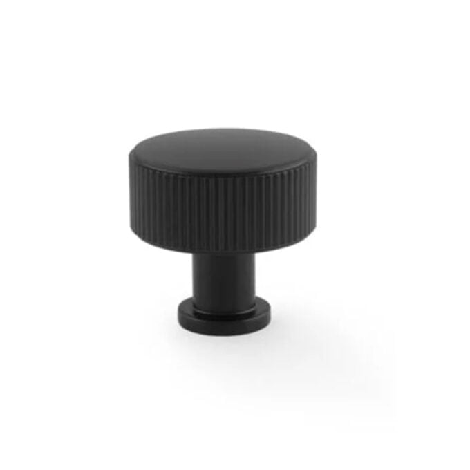 Lucia Reeded Cupboard Knob - Dark Bronze PVD - 35mm