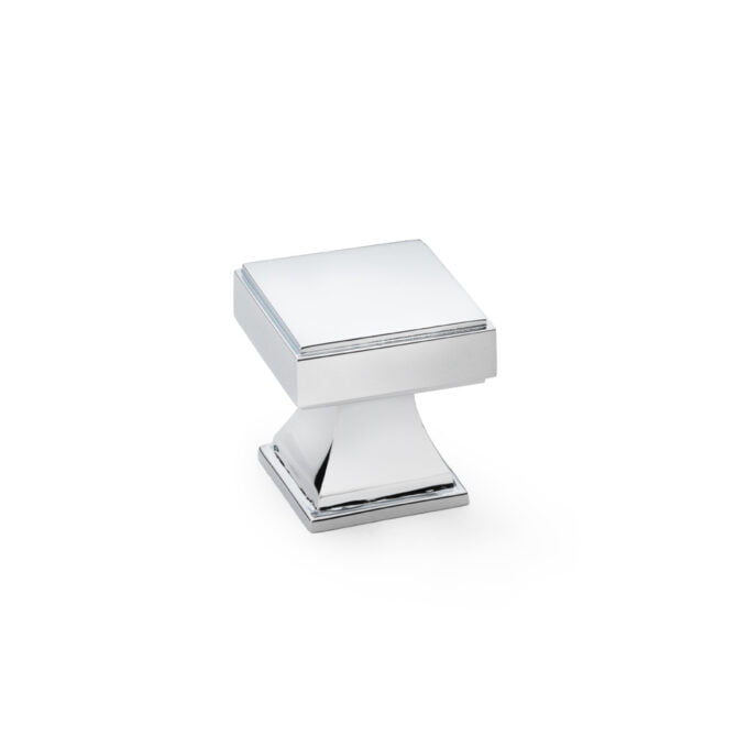 Silver square pedestal bathroom soap dispenser
