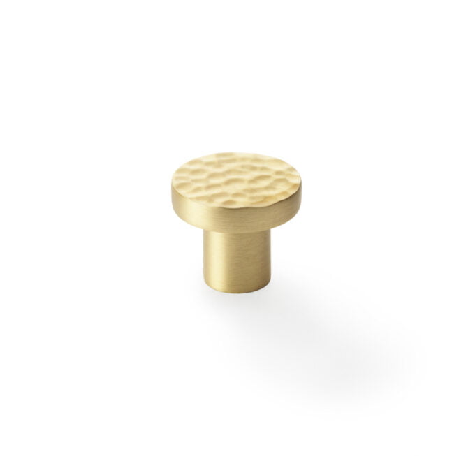 Hanover-Hammered Satin-Brass-Cabinet-knob