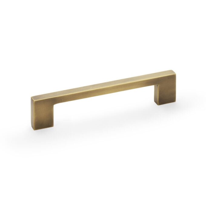 Marco Cupboard Pull Handle - Antique Brass - 128mm