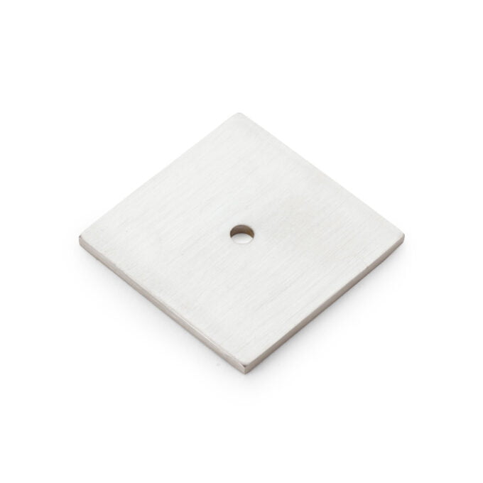 Bullion Square Backplate - Polished Nickel - 45mm