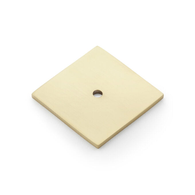 Bullion Square Backplate - Satin Brass PVD - 45mm