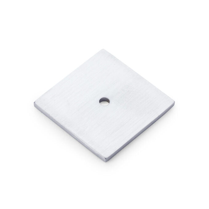 Bullion Square Backplate - Satin Chrome - 45mm