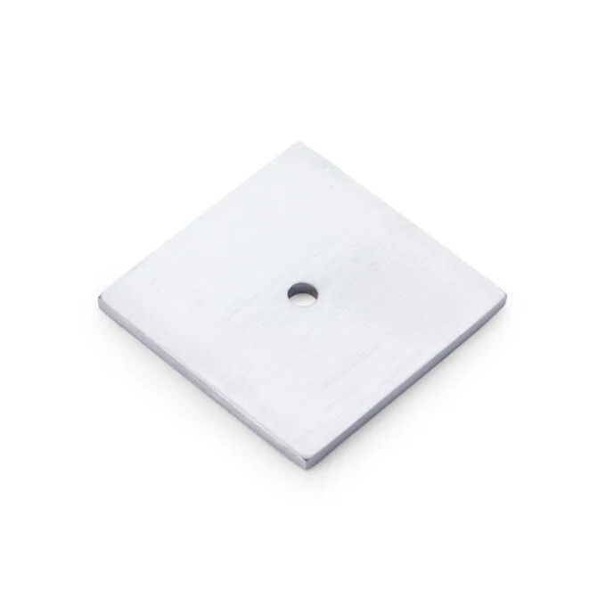 Bullion Square Backplate - Satin Chrome - 45mm