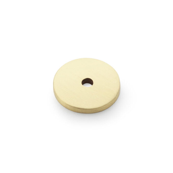 Circular Backplate - Satin Brass - Diameter 25mm