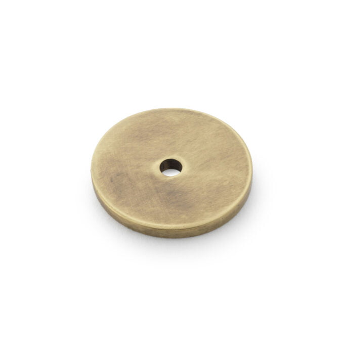 Circular Backplate - Antique Bronze - Diameter 30mm