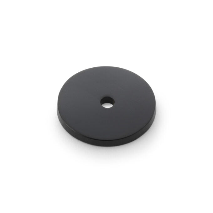 Circular Backplate - Black - Diameter 30mm