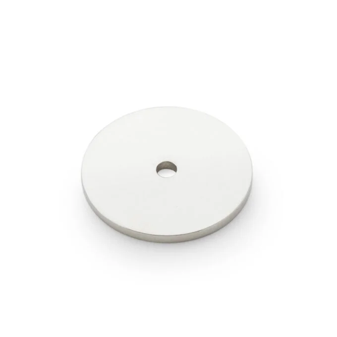 Circular Backplate - Polished Nickel - Diameter 35mm