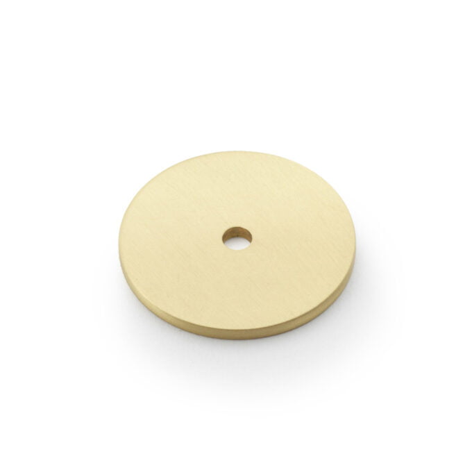 Circular Backplate - Satin Brass - Diameter 35mm