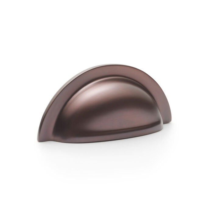 Bardom Ridged Cabinet Cup Pull 76mm - Dark Bronze