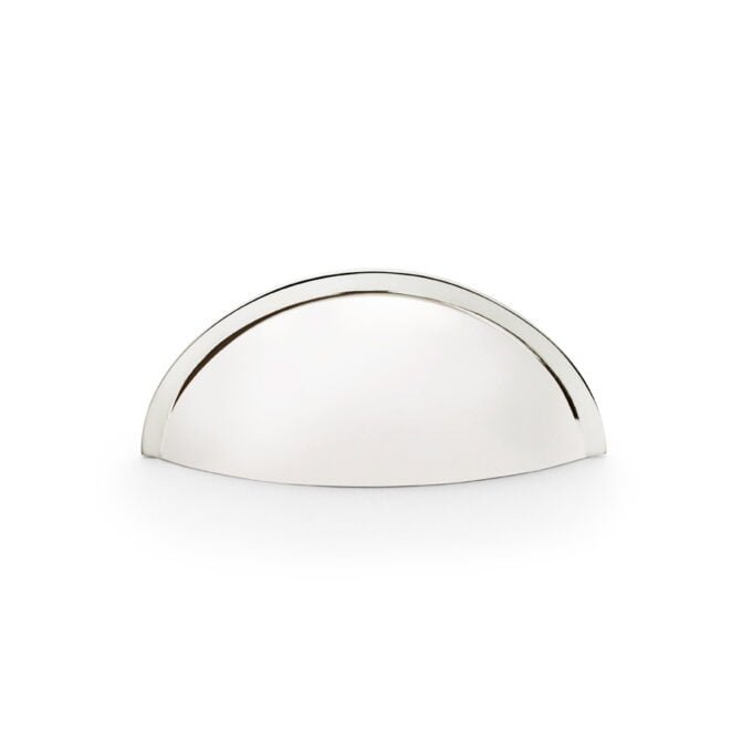 Quieslade Collection Cabinet Cup Handle in Polished Nickel