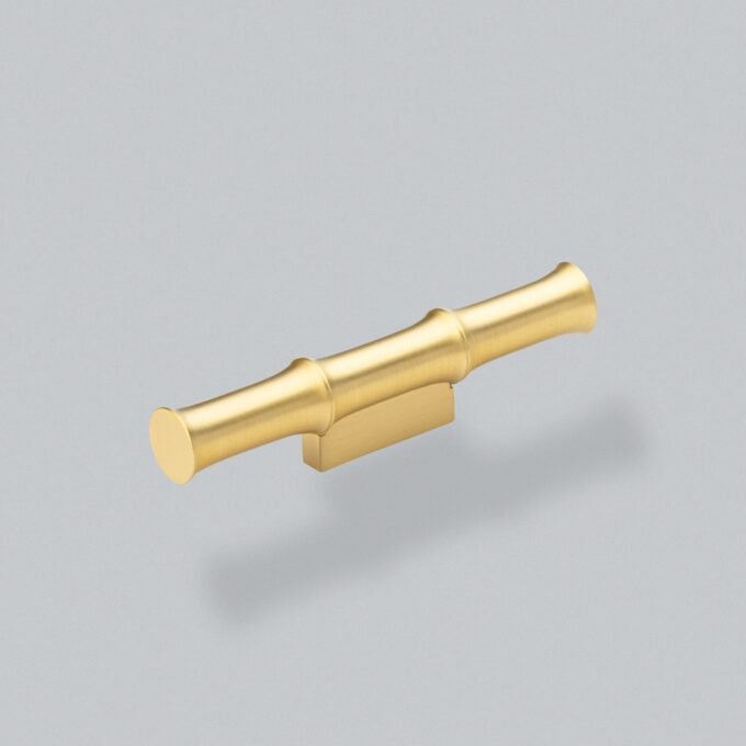 Ark Pull Handle - Brushed Satin Brass - 32mm