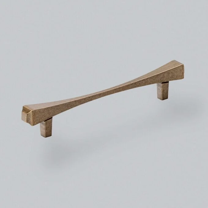 Aubyn Pull Handle 160mm - Bronzecabinet handle on white background.