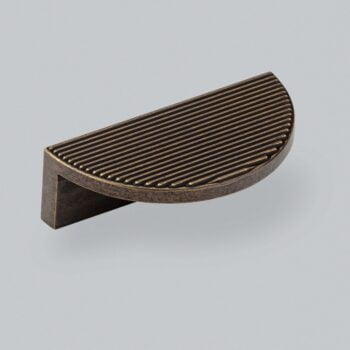 Barrington Eclipse Ribbed Pull Handle 64mm - Bronze