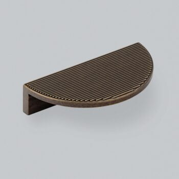 Barrington Eclipse Ribbed Pull Handle 96mm - Bronze