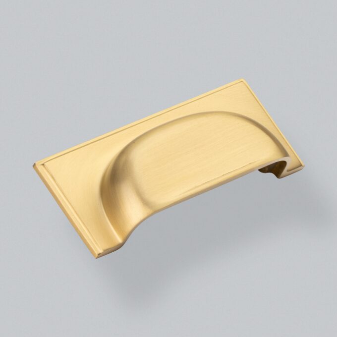 Callcott Cup Handle 64mm - Brushed Satin Brass