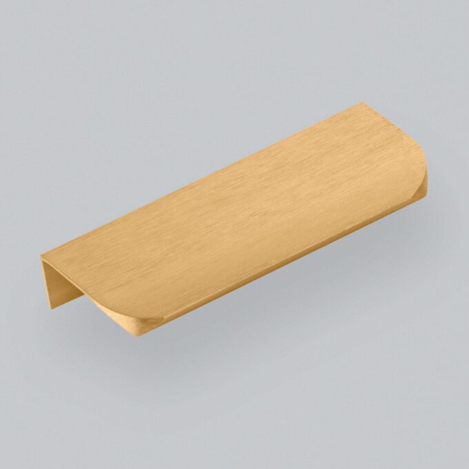 Edison Profile Handle 64mm - Brushed Satin Brass