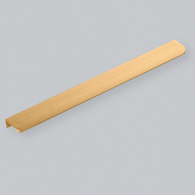 Edison Profile Handle 256mm - Brushed Satin Brass