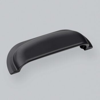 Hampton Cup Handle - Matt Black 96mm