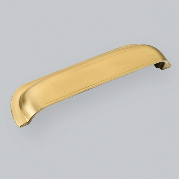 Hampton Cup Handle 160mm- Brushed Satin Brass