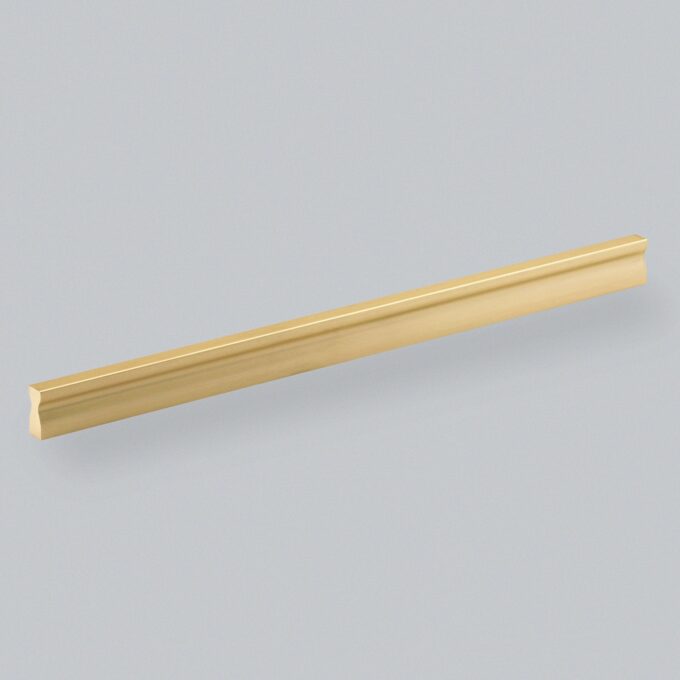 Jura Profile Handle 320mm - Brushed Satin Brass