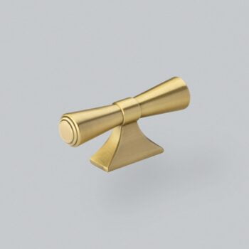 Pembrey T-Bar Knob - gold - 82mm