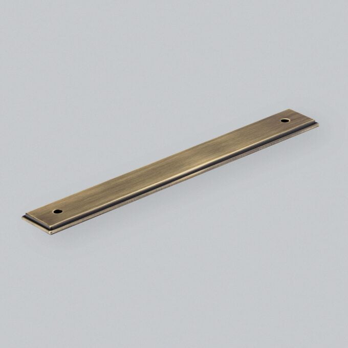 Barrington Pull Handle Backplate 160mm - Dark Brushed Brass