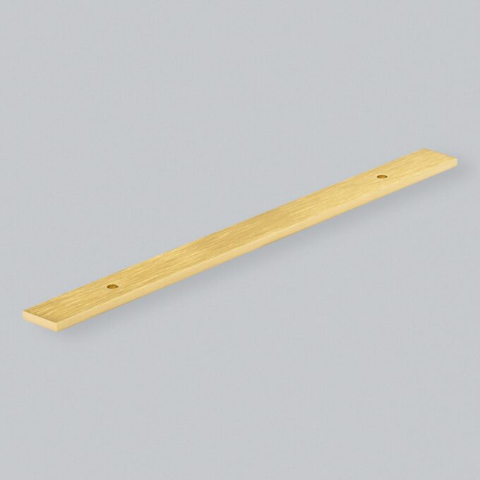 Dixton Bar Handle Backplate 160mm - Brushed Satin Brass