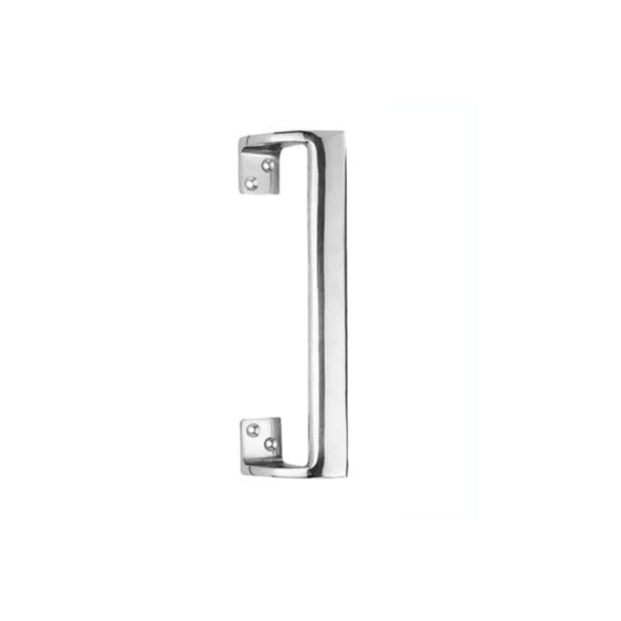 Cranked Pull Handle - Polished Chrome