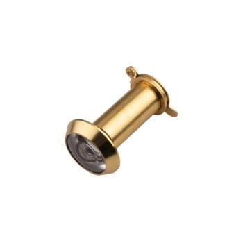 Door Viewer - Polished Brass - glass lens