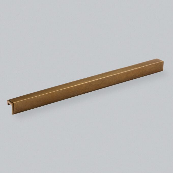 Felix Pull Handle - 448mm Burnished Brass