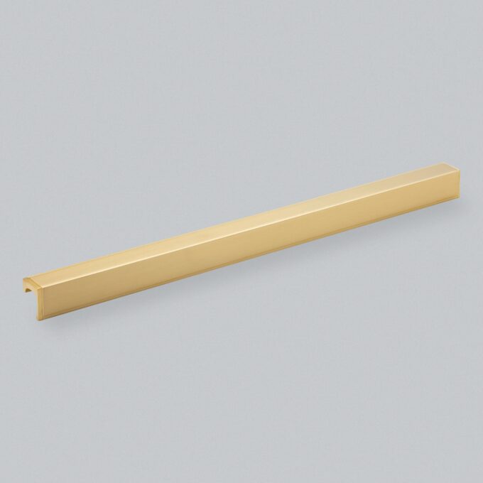 Felix Pull cabinet Handle 448mm - Brushed Satin Brass