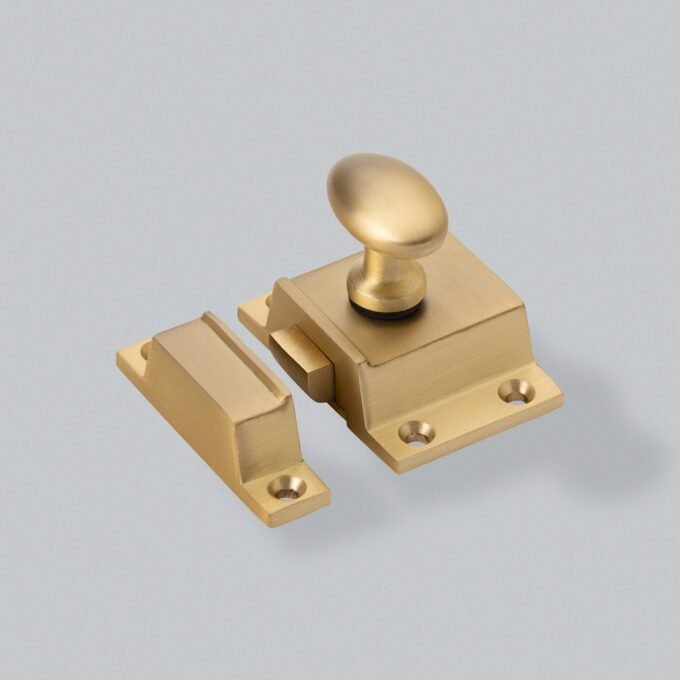 Westgate Cupboard Catch - Brushed Satin Brass