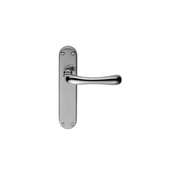 Ibra Lever On Backplate - Latch - Polished Chrome