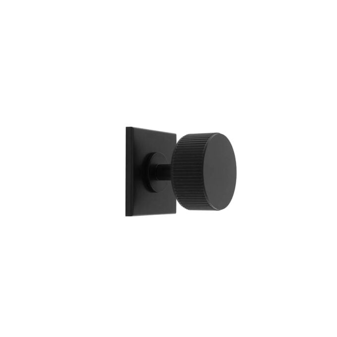 Lines Radio 35mm Knob on 40mm Backplate - Matt Black