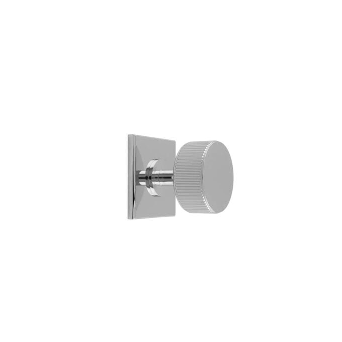 Lines Radio 35mm Knob on 40mm Backplate - Polished Chrome