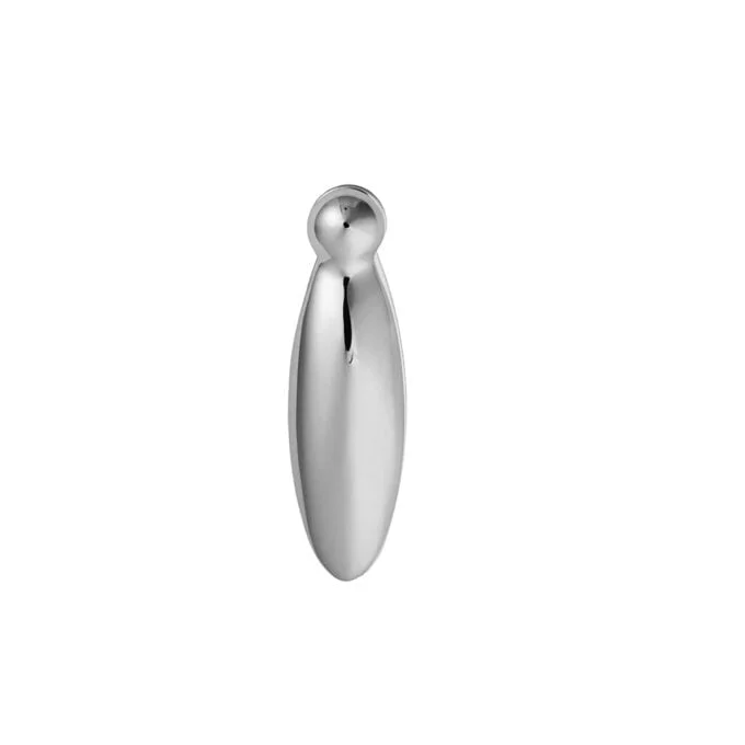 Pear Drop Covered Escutcheon - Polished Chrome