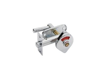 Chrome fire suppression system nozzle isolated on white.