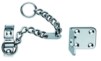 Chrome keychain swivel clasps with attachment plates