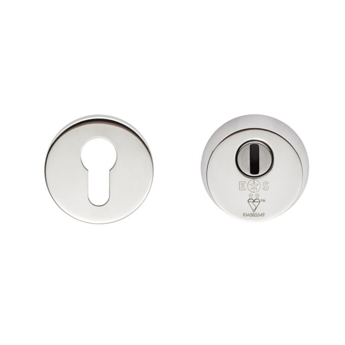 Two types of high-security door cylinder locks.