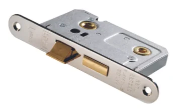 Easi-T Residential Bathroom Lock 65mm Radius polished nickel