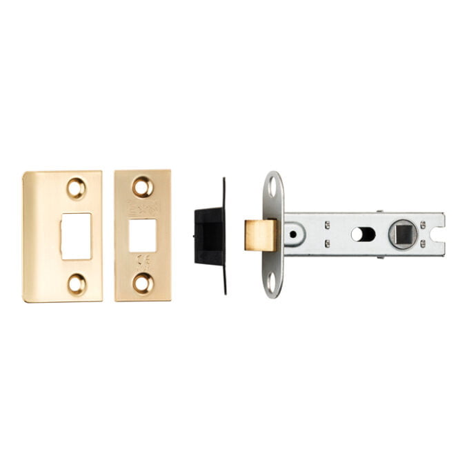 Gold light switch and electrical socket plates.