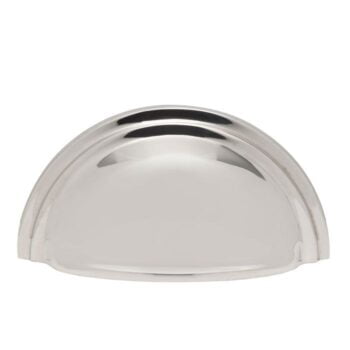 victorian cuphandle cabinet polished nickel 76mm
