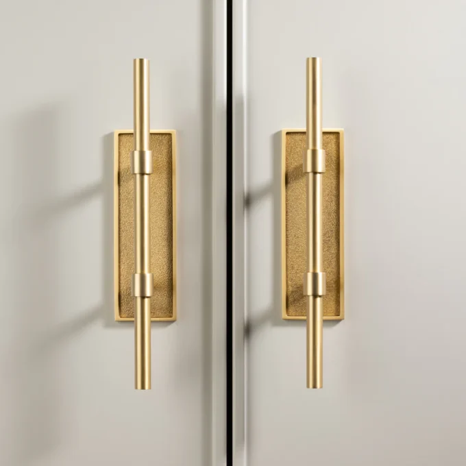 Brokk Pull Handle 96 mm | Dark Brushed Brass - Image 5