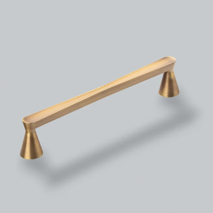 Conic Pull Handle 160 mm | Dark Brushed Brass