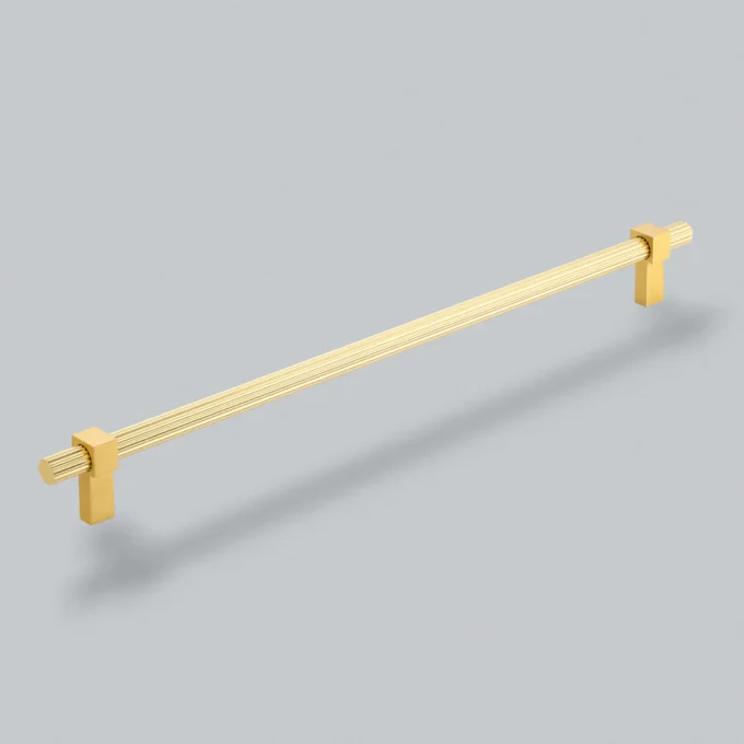 Huxley Pull Handle 448 mm | Brushed Satin Brass