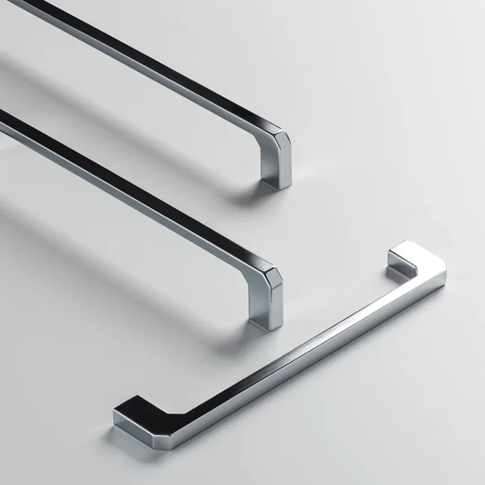 Quinn Pull Handle 192 mm | Brushed Nickel - Image 2