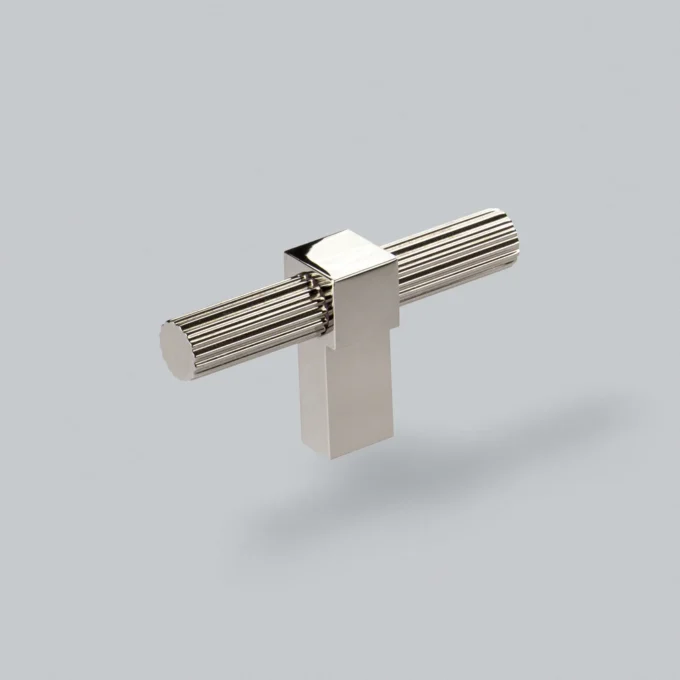 Huxley T-Bar Knob | Polished Nickel