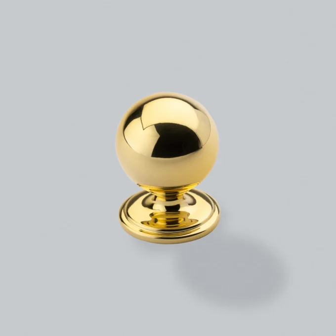 Greenwich Knob | Polished Brass Lacquered