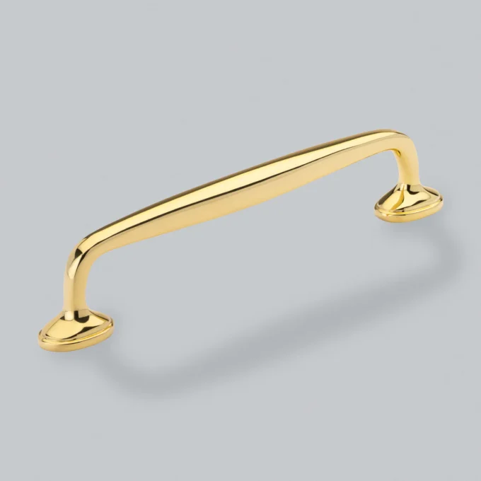 Greenwich Pull Handle 160 mm | Polished Brass Lacquered